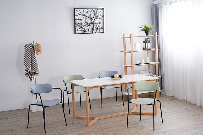 北歐工業風抹茶餐椅-綠色餐椅-北歐餐椅-AFM-2433-GR-OPUS Nordic