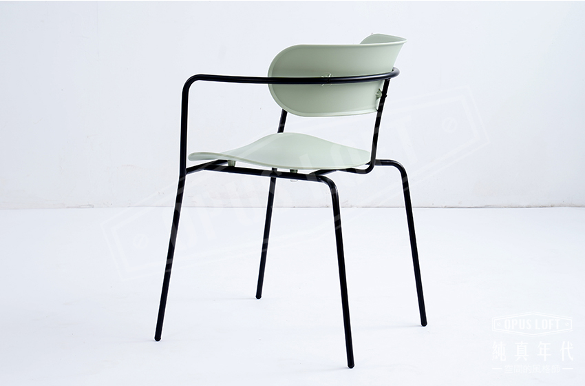 北歐工業風抹茶餐椅-綠色餐椅-北歐餐椅 細節照-AFM-2433-GR-OPUS Nordic